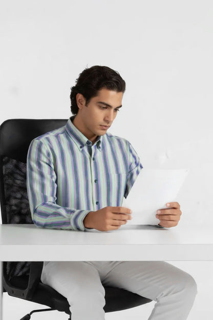 COOL WAVE MULTI-STRIPE SHIRT