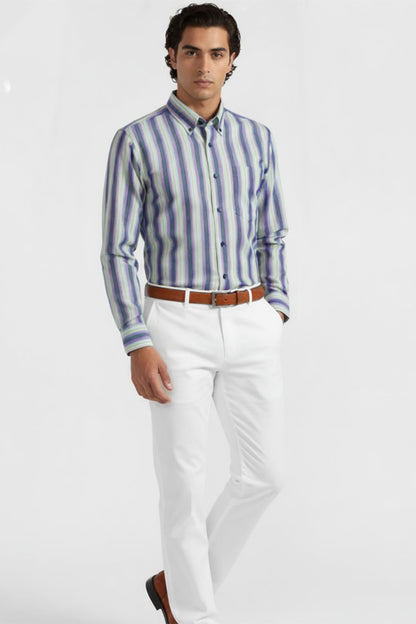 COOL WAVE MULTI-STRIPE SHIRT