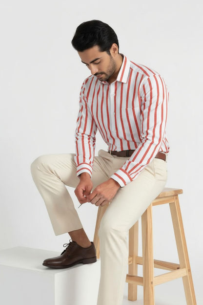 CRIMSON BEAM DRESS SHIRT
