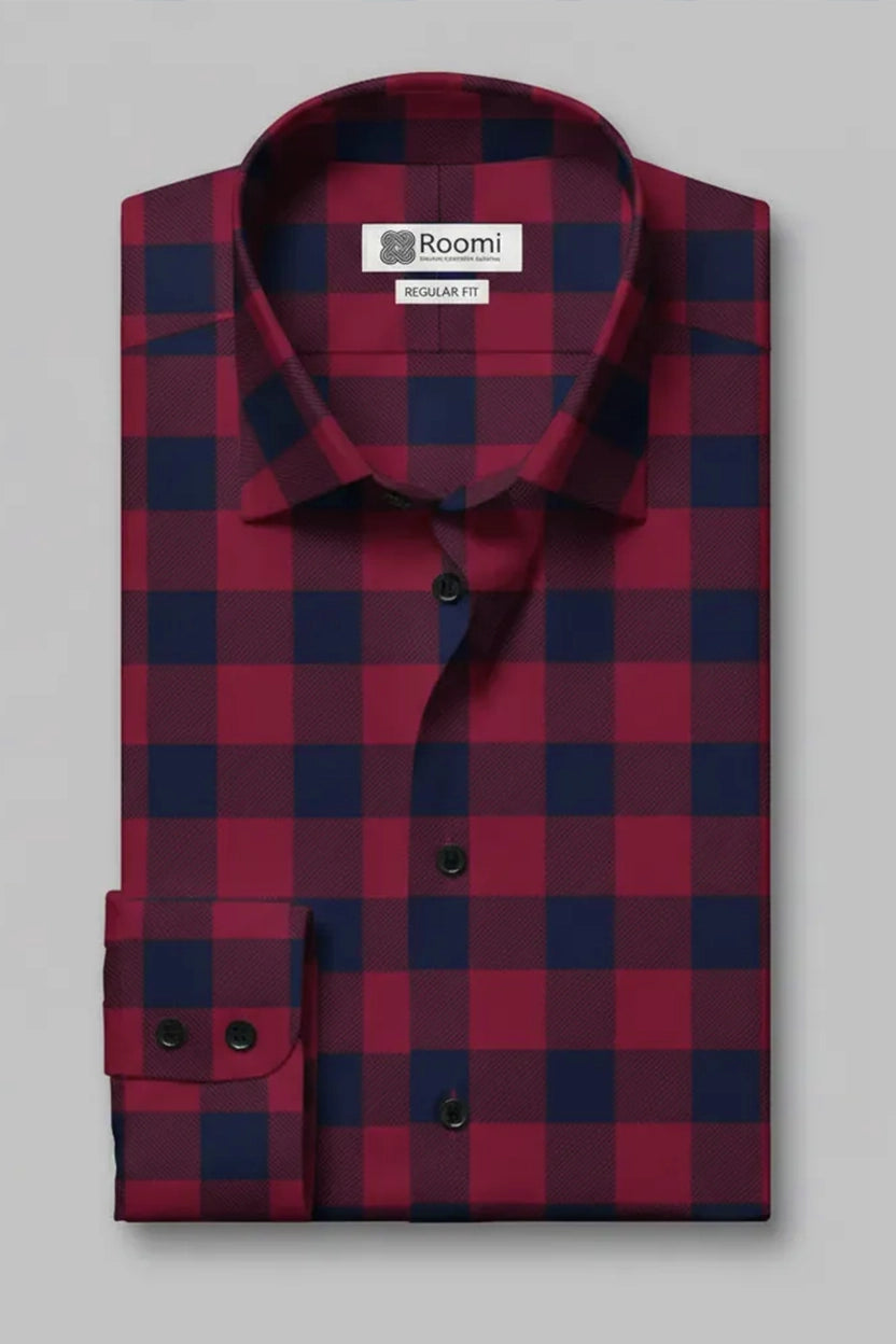 CRIMSON BUFFALO CHECK SHIRT