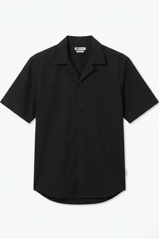 CUBAN CLASSIC BLACK SHIRT