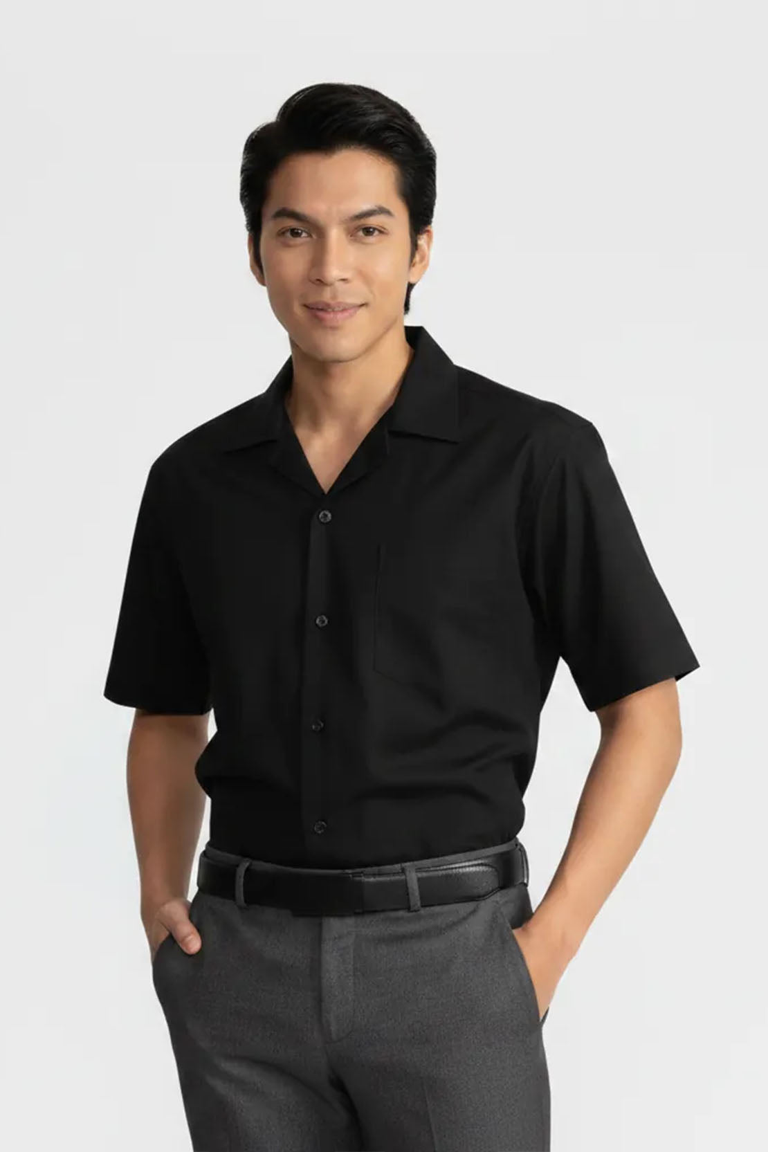 CUBAN CLASSIC BLACK SHIRT