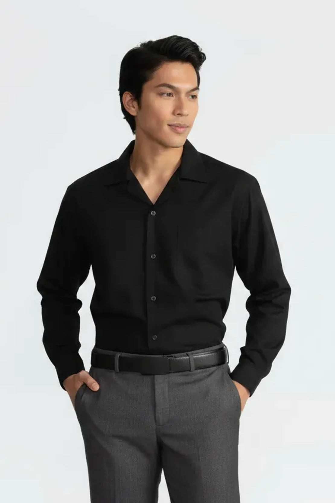 CUBAN CLASSIC BLACK SHIRT
