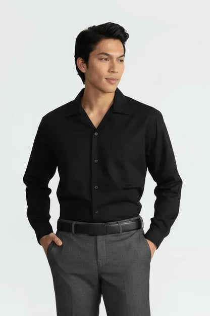 CUBAN CLASSIC BLACK SHIRT