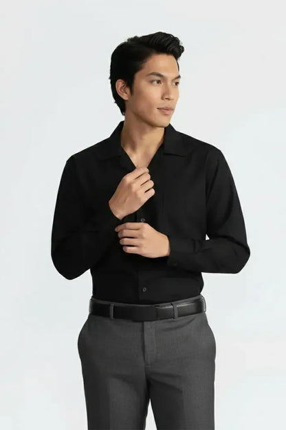 CUBAN CLASSIC BLACK SHIRT
