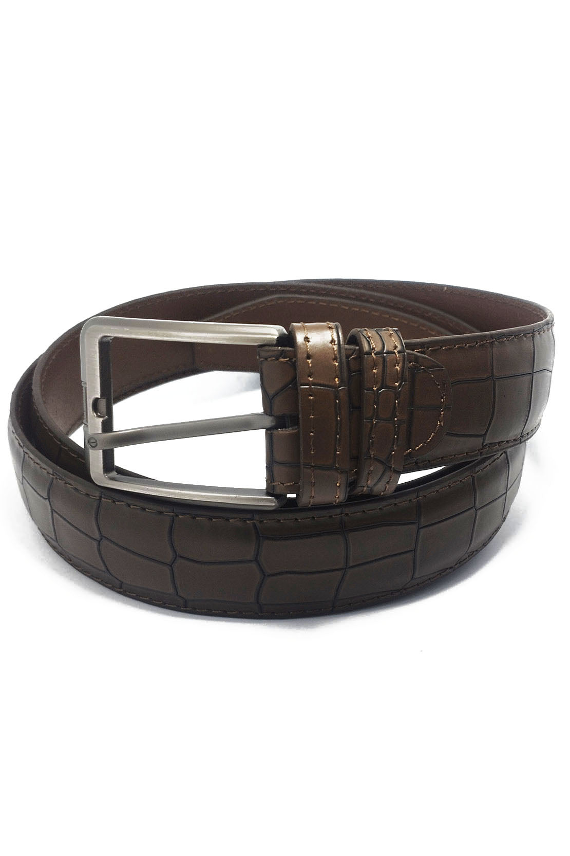 B362-CROCODILE-EMBOSSED BELT