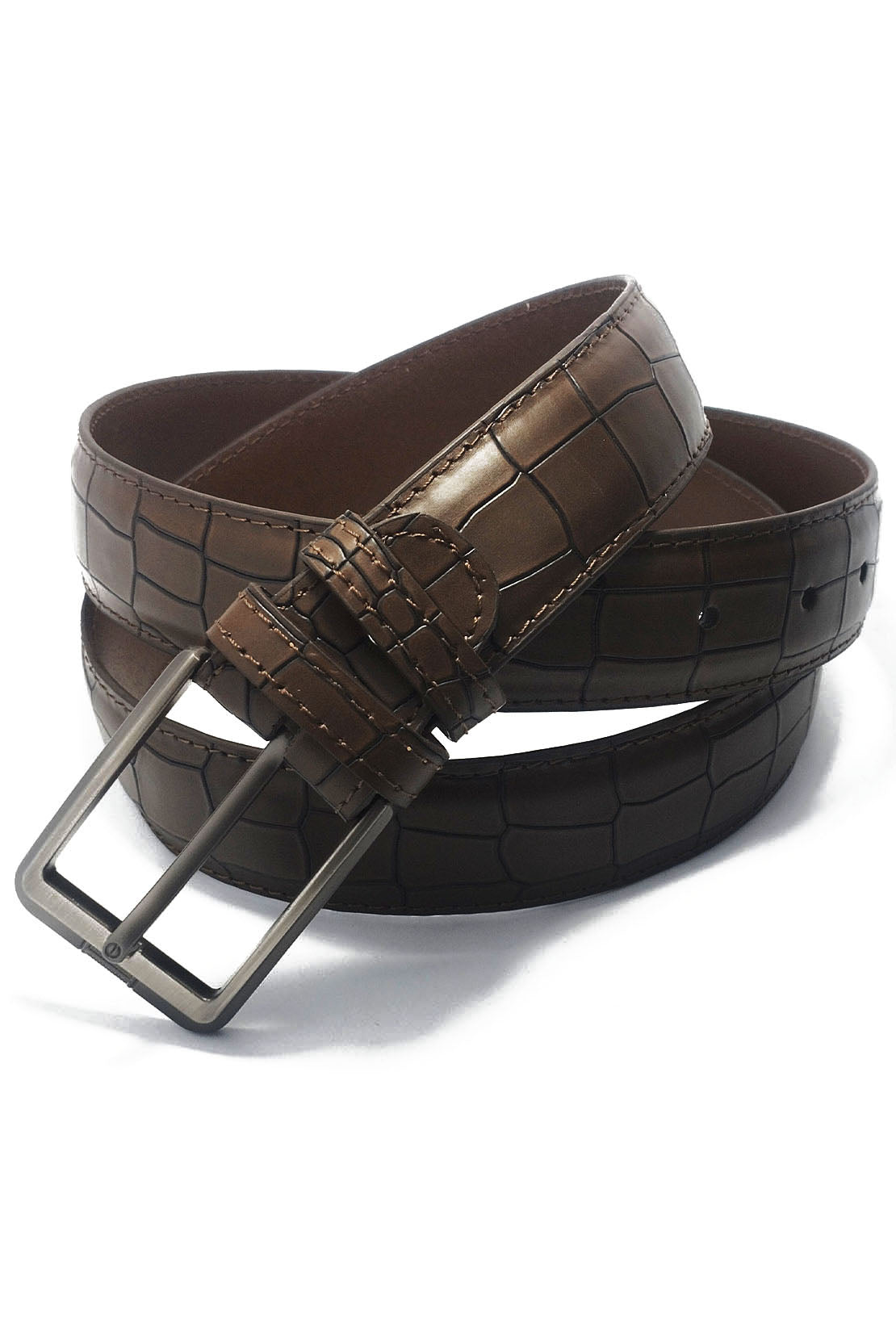 B362-CROCODILE-EMBOSSED BELT