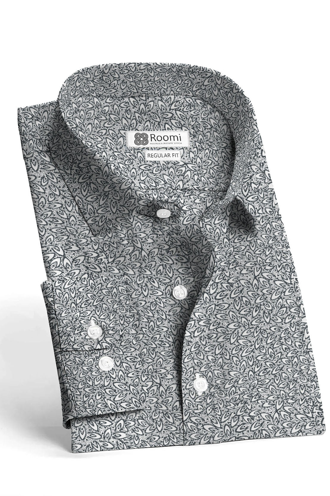 CLASSIC GEOMETRIC PRINT MEN'S SHIRT