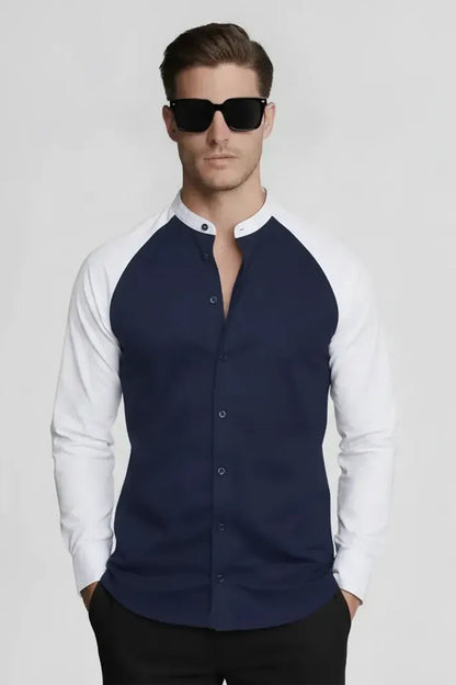 ECLIPSE NAVY SLEEVE SHIRT