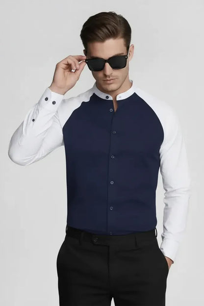 ECLIPSE NAVY SLEEVE SHIRT