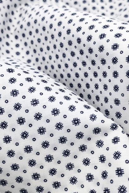 ELEGANCE HESH DOT CUBAN PATTERN SHIRT