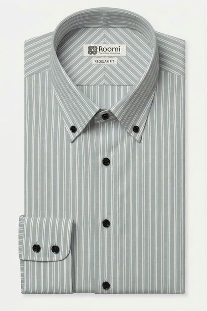 CONTEMPORARY STRIPE BUTTON-DOWN SHIRT