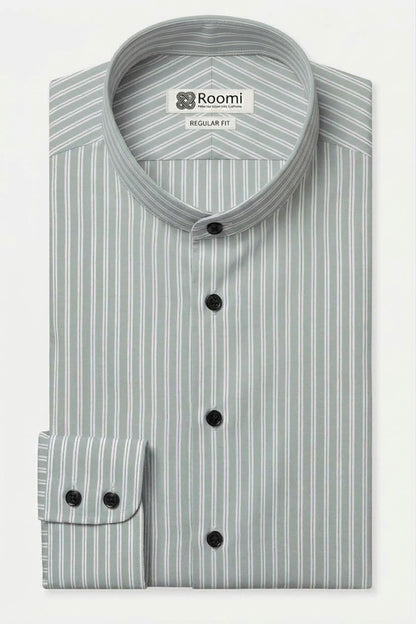 POWDER BLUE STRIPE BUSINESS SHIRT