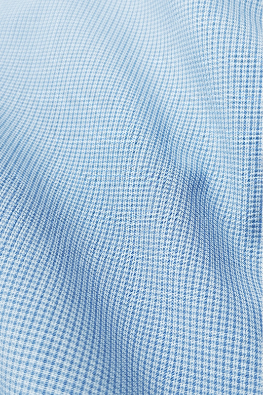 LUXE CORPORATE BLUE MICRO CHECK