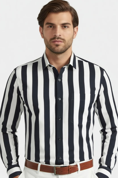 ELITE BOLD STRIPE CORPORATE SHIRT