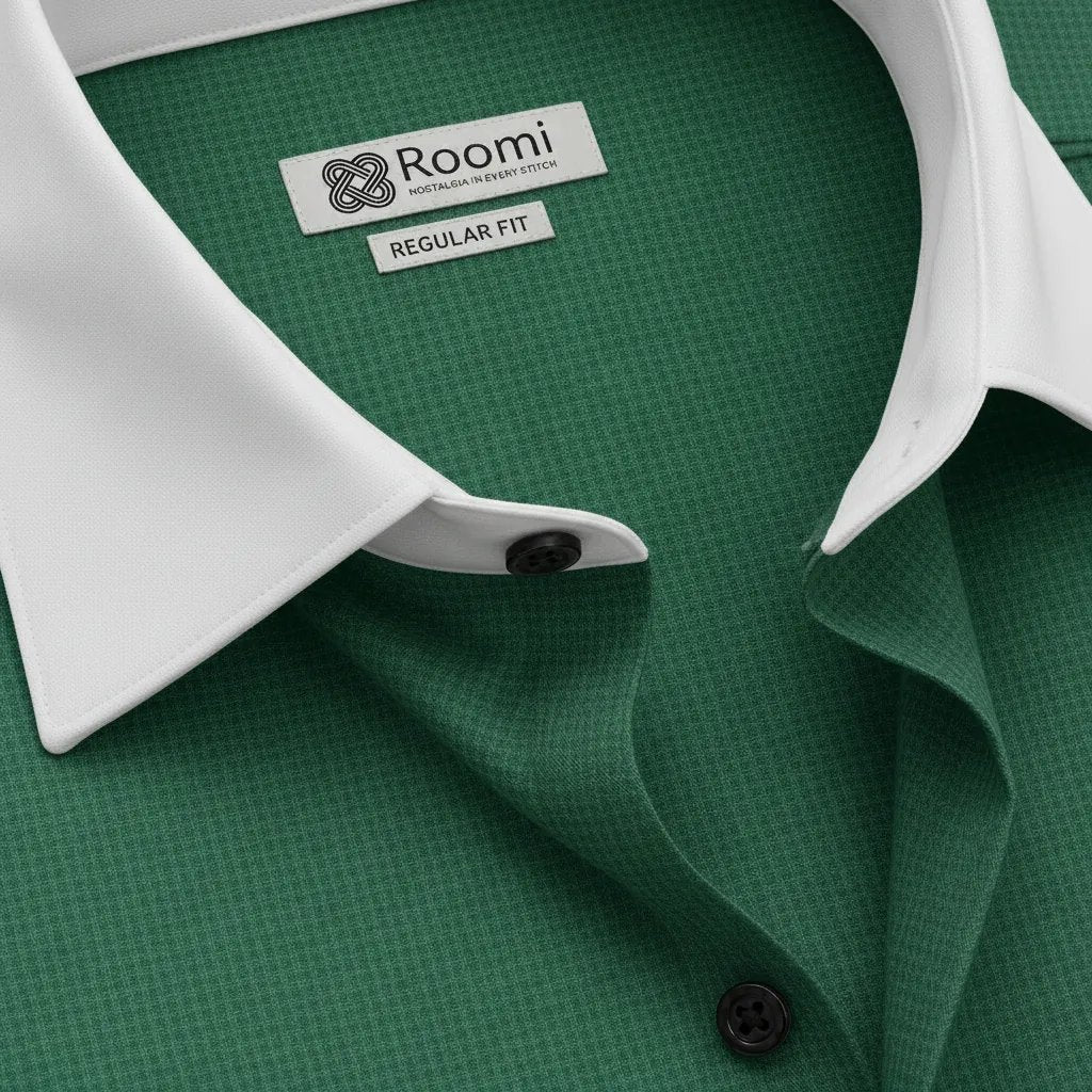 EMERALD GREEN MICRO SHIRT