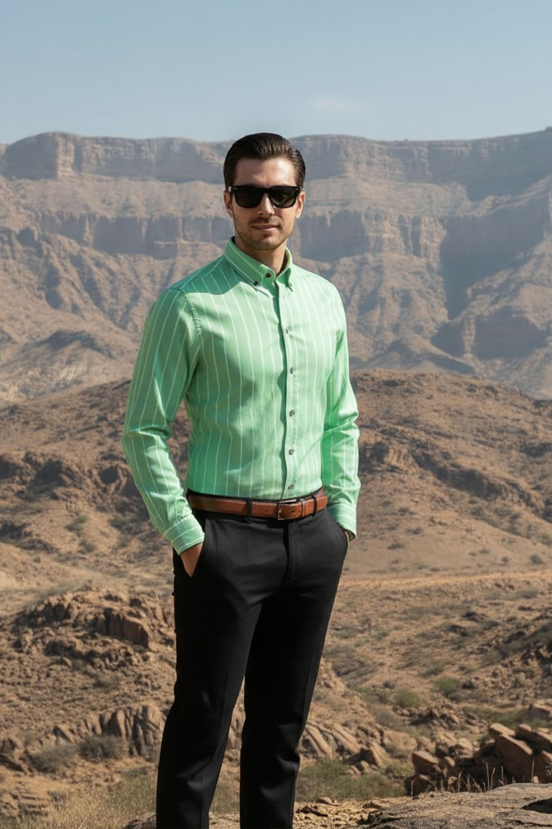 EMERALD LINE FORMAL SHIRT