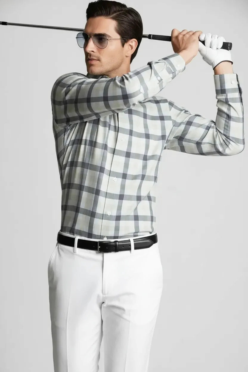 REFINED ASH GINGHAM SHIRT