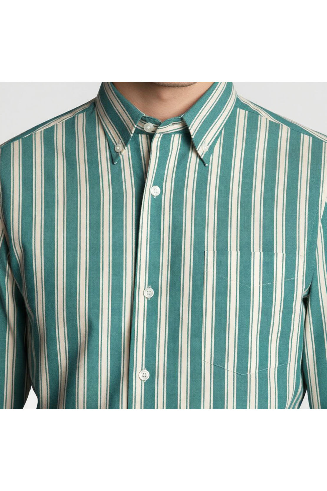 GREEN BAY STRIPE BUTTON DOWN SHIRT