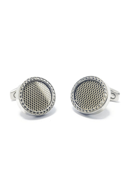 ABSTRACT MIRROR CUFFLINK