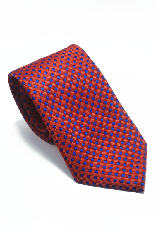 GEOMETRIC CRIMSON TIE