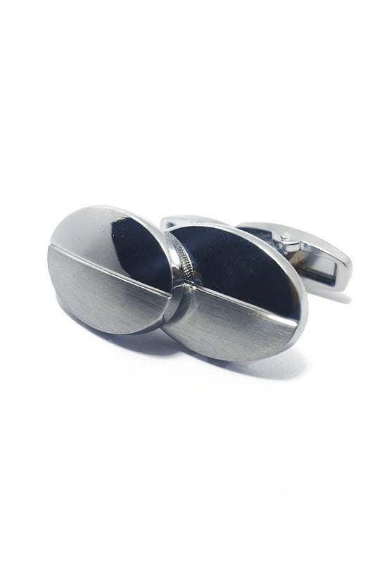 MODERN OVAL CUFFLINKS