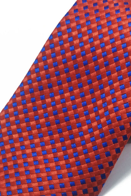 GEOMETRIC CRIMSON TIE