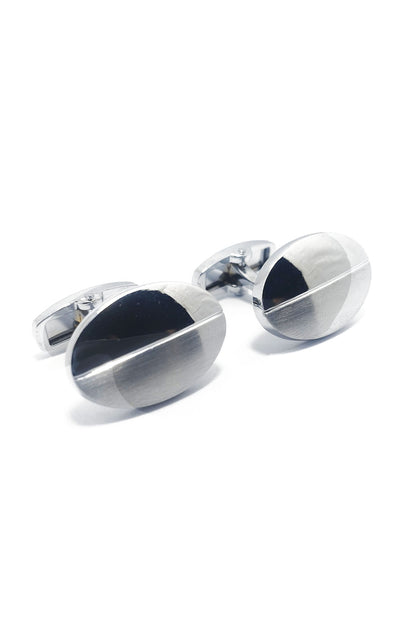 MODERN OVAL CUFFLINKS