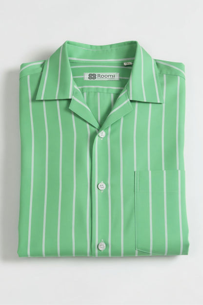 VERDANT STRIPE FORMAL WEAR SHIRT