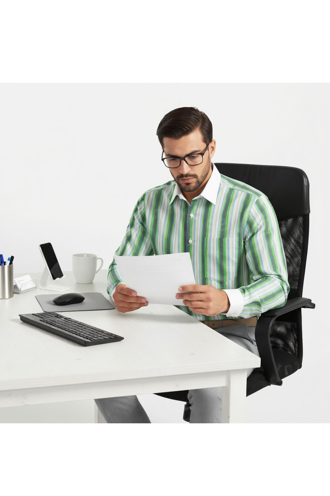 LIME FUSION FORMAL SHIRT