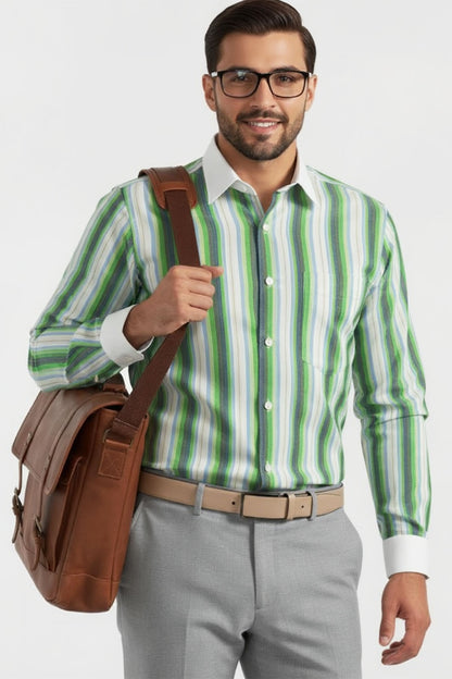 LIME FUSION FORMAL SHIRT