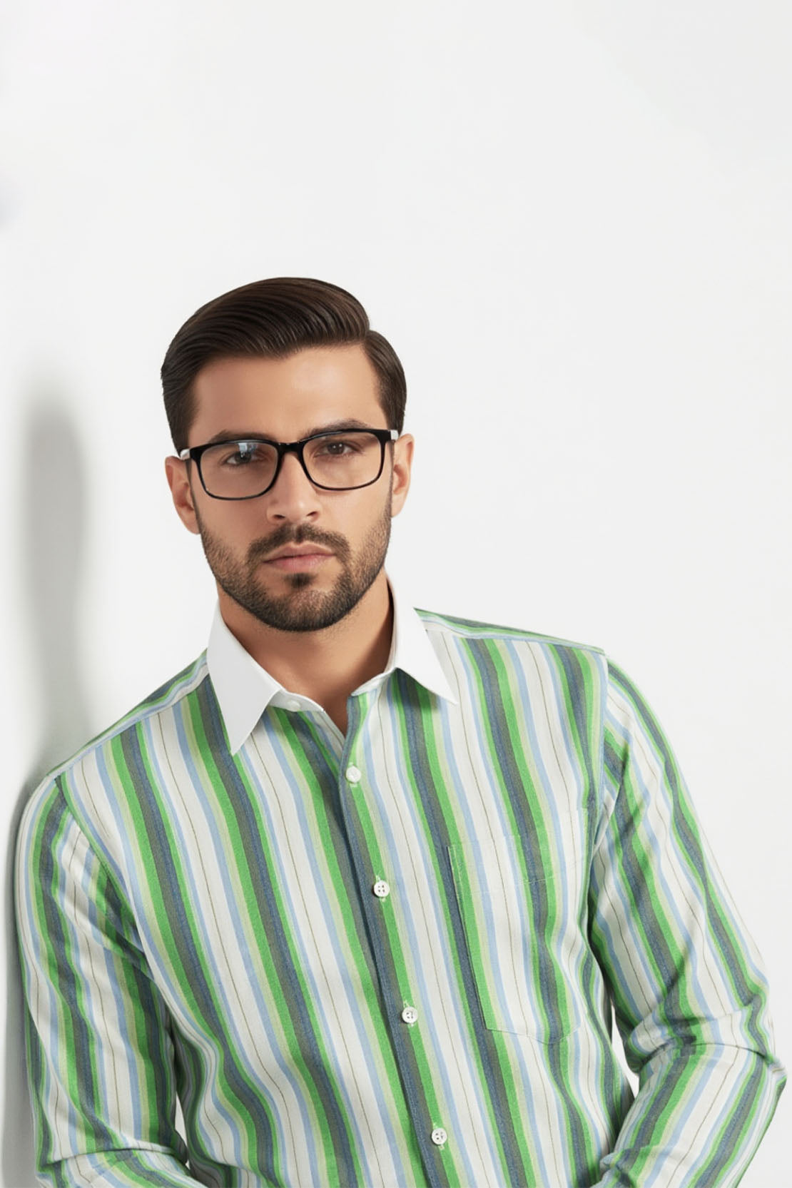LIME FUSION FORMAL SHIRT