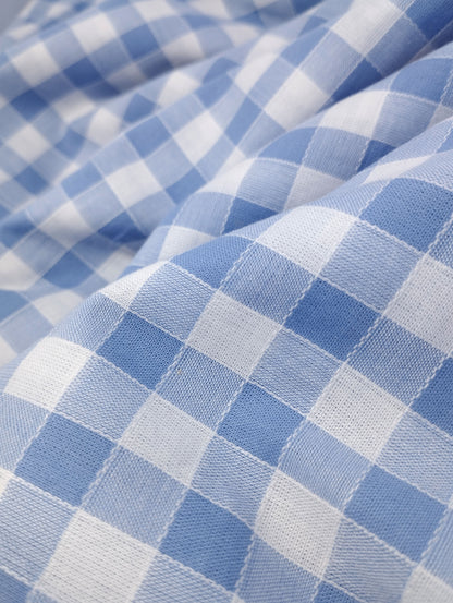 AZURE GINGHAM TEXTURE