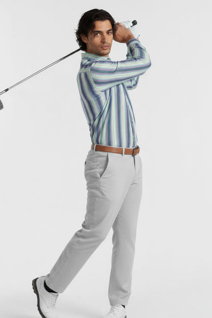 MINT SKY STRIPED FORMAL SHIRT