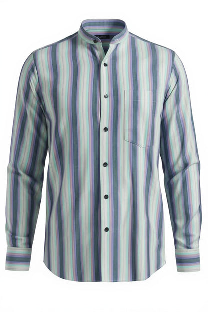 MINT SKY STRIPED FORMAL SHIRT 
