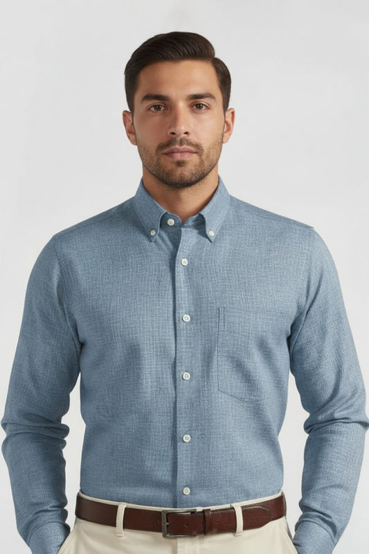 MODERN CHAMBRAY STYLE SHIRT