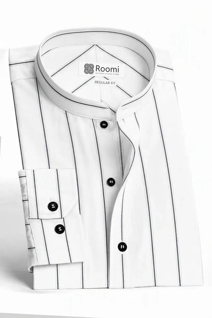 MODERN PARALLEL STRIPE SHIRT