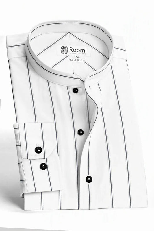 MODERN PARALLEL STRIPE SHIRT