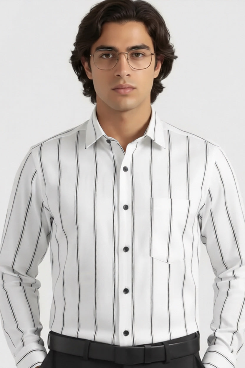 CRISP WHITE STRIPED