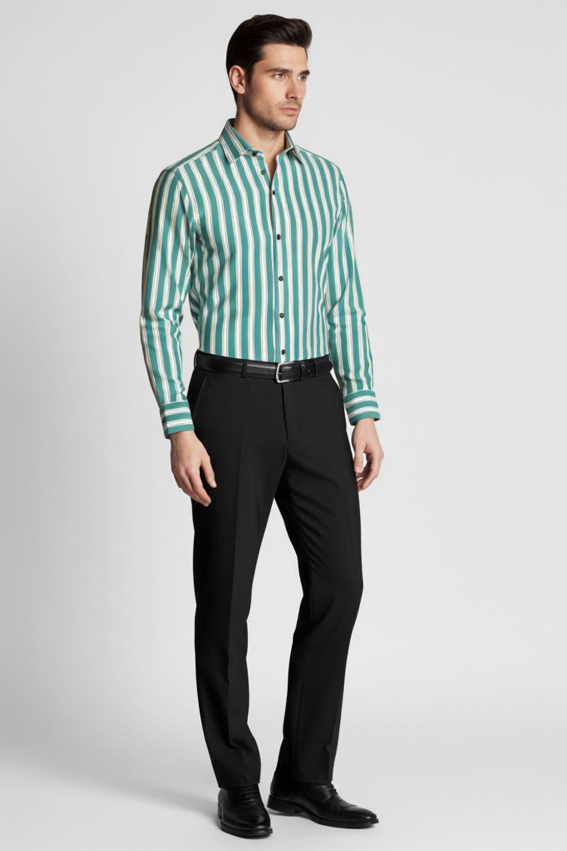 OCEAN MINT STRIPED FORMAL