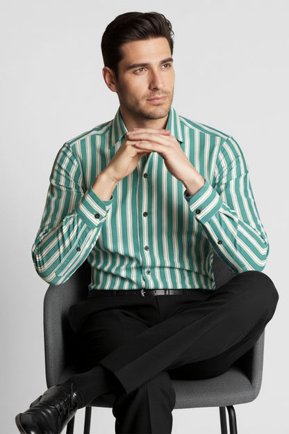 OCEAN MINT STRIPED FORMAL