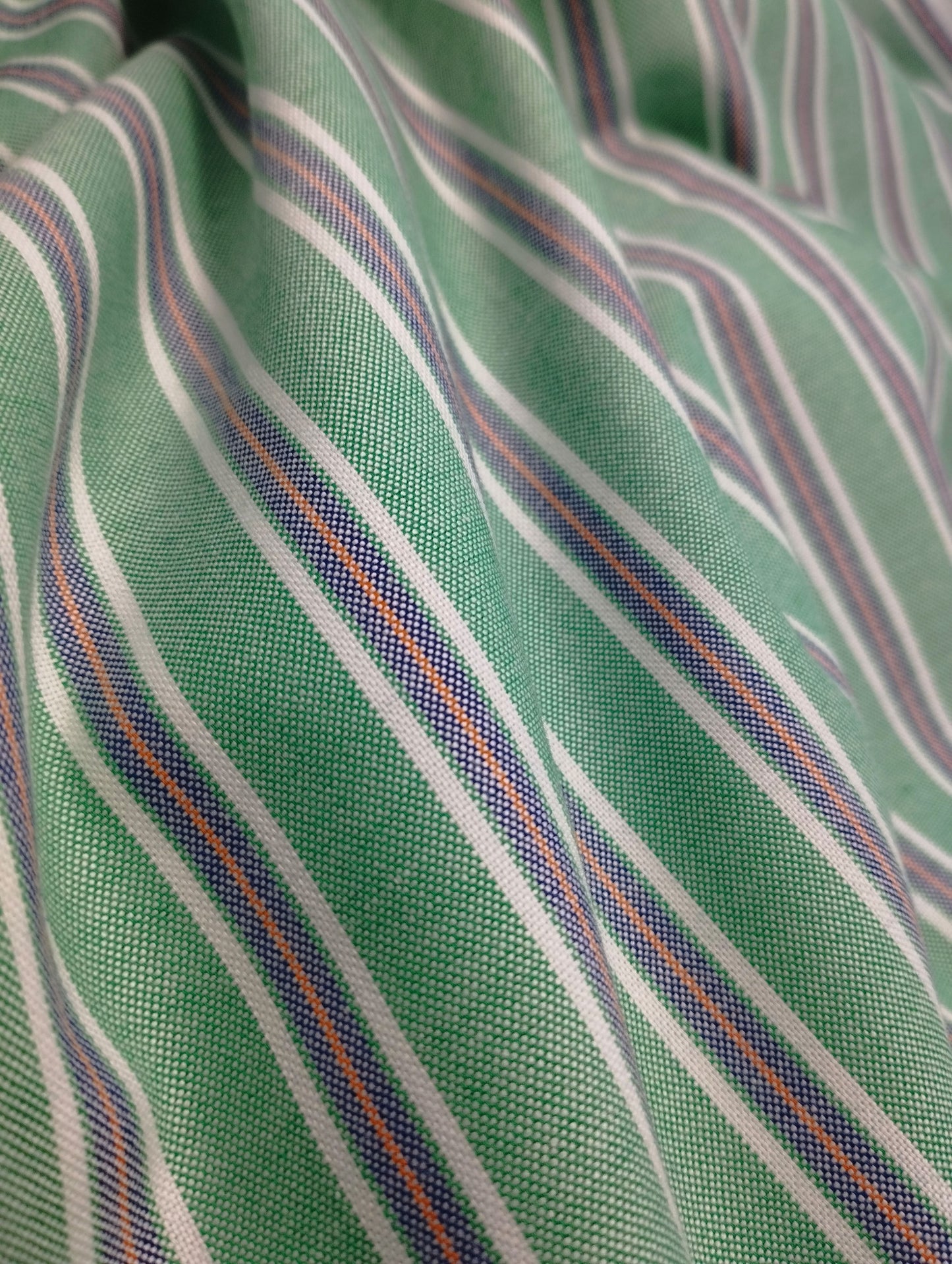 CLASSIC EMERALD OXFORD STRIPE SHIRT