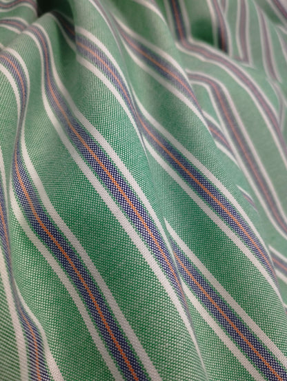 EMERALD OXFORD STRIPE SHIRT