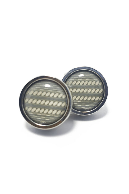 ABSTRACT GEOMETRIC CUFFLINKS