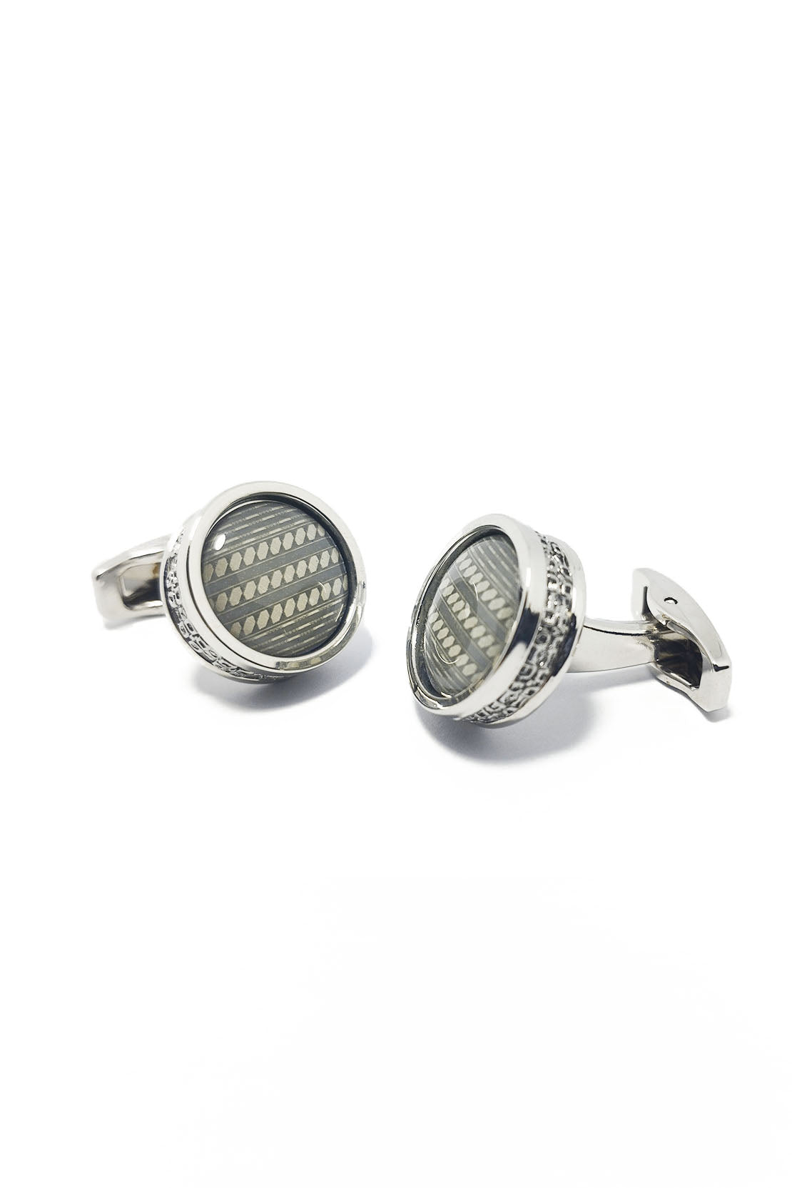 ABSTRACT GEOMETRIC CUFFLINKS