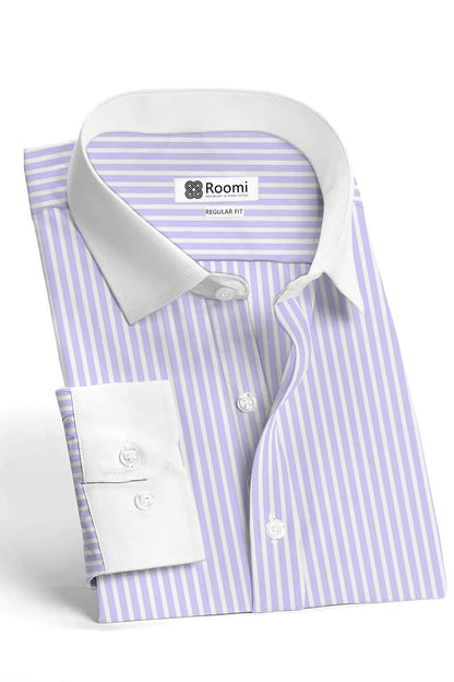 LILAC PASTEL STRIPES SHIRT