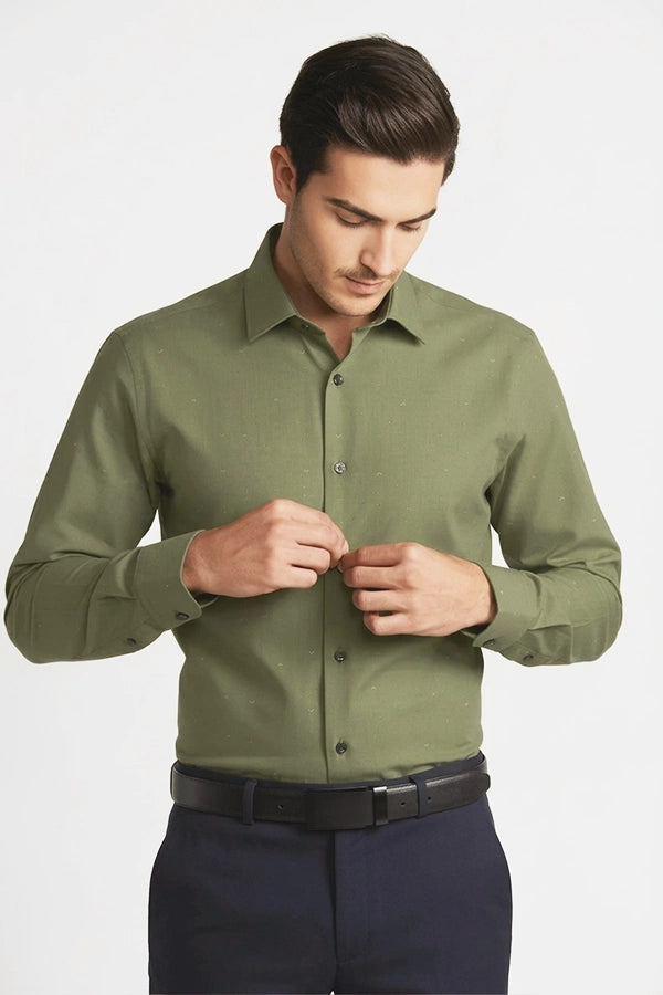 PREMIUM MILITARY GREEN SHIRT