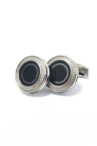 GREEK PATTERN CUFFLINKS