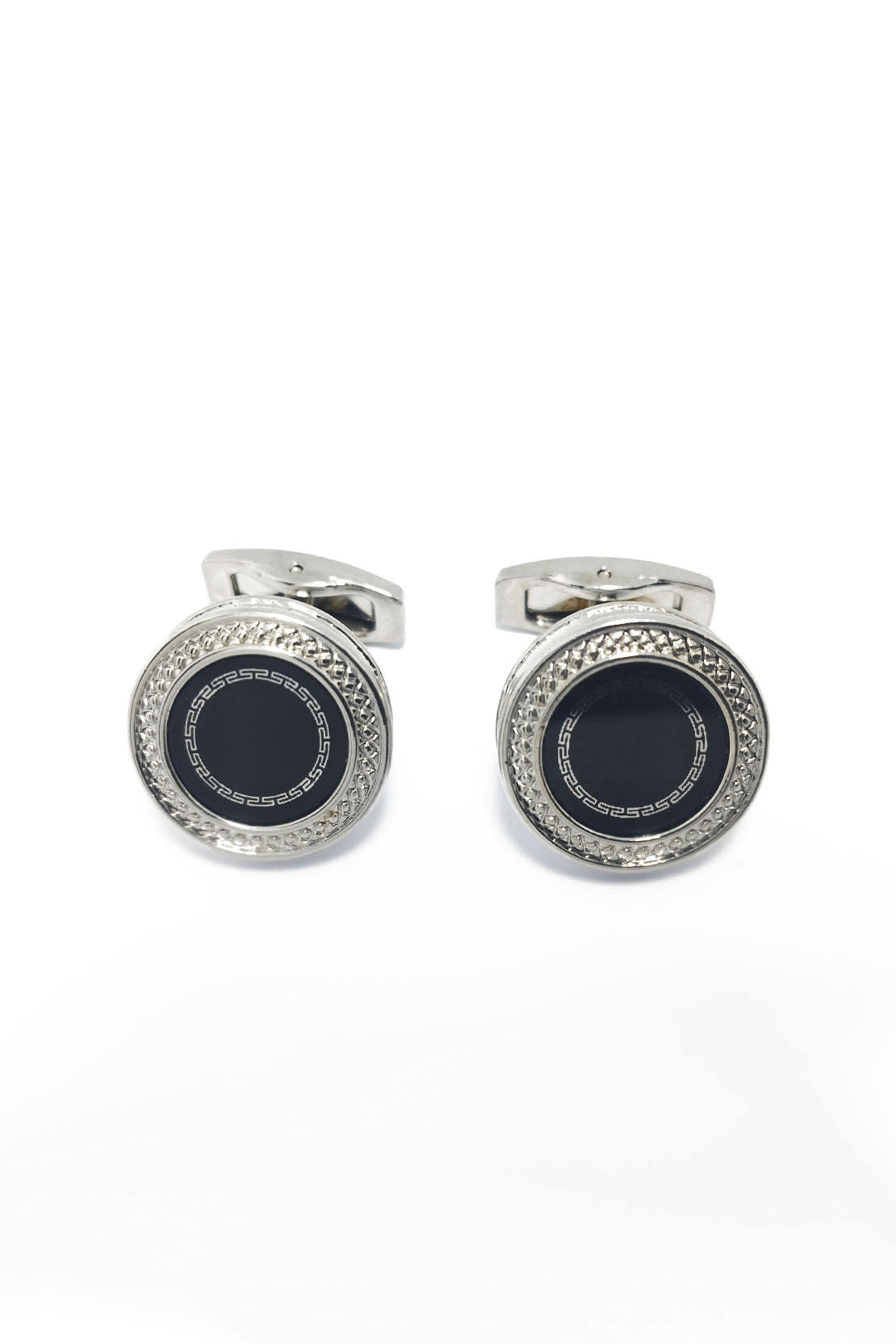 GREEK PATTERN CUFFLINKS