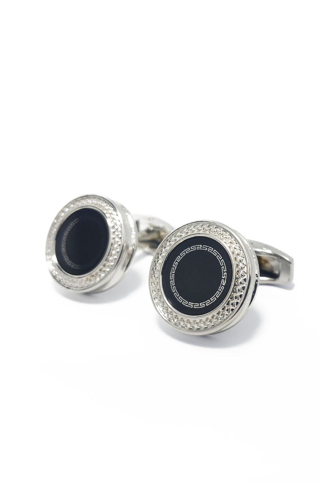 GREEK PATTERN CUFFLINKS